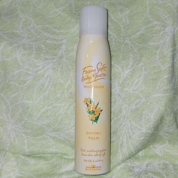 Bath & Body Works Daffodil Fields Foam Soft Body Mousse 6oz Very Rare • Retired - Picture 7 of 12